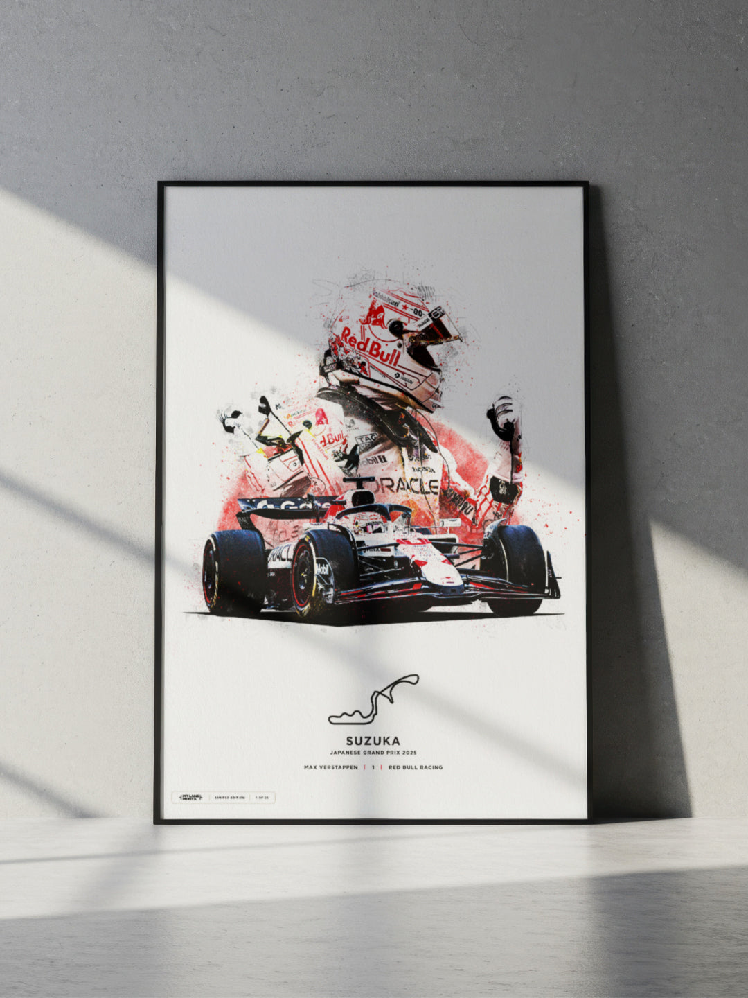 Limited Edition Max Verstappen Japanese GP 2025 Formula 1 Print