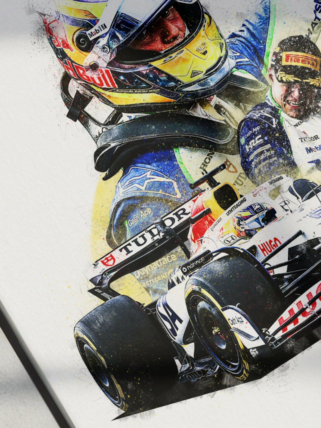 Limited Edition Isack Hadjar, First Podium, Dutch GP 2025 Formula 1 Print