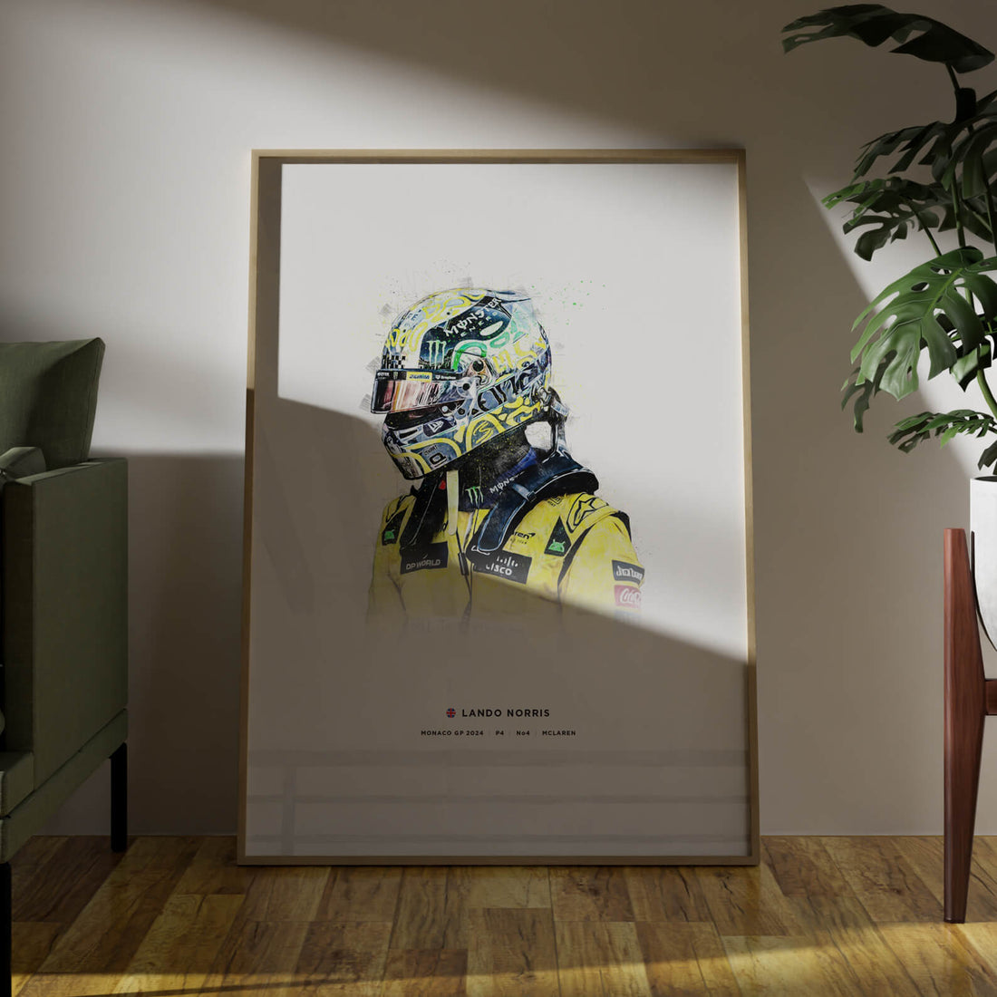 Lando Norris, Monaco GP Helmet, Formula 1 2024