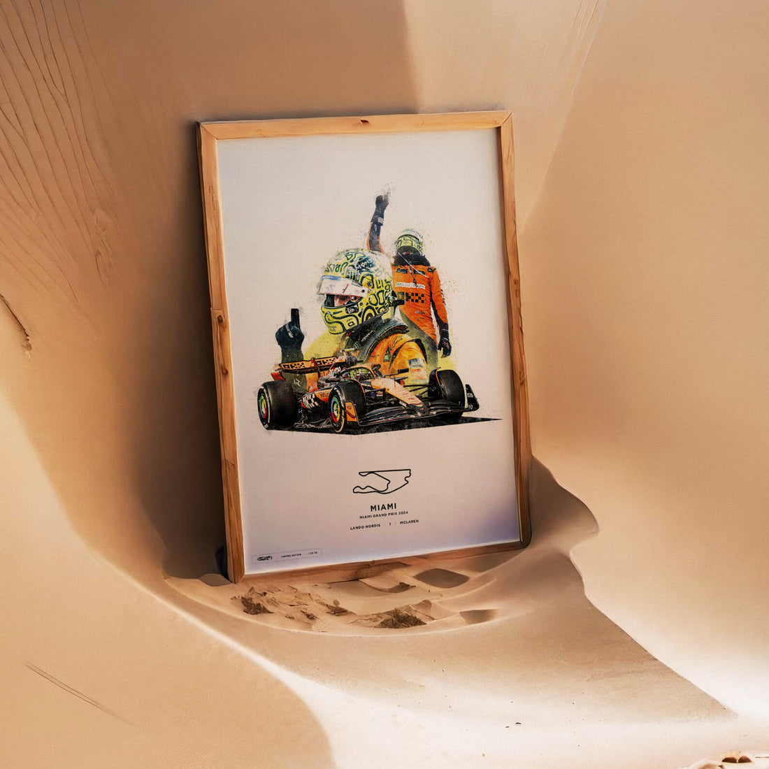 Limited Edition Lando Norris Miami GP 2024 - Formula 1 Print