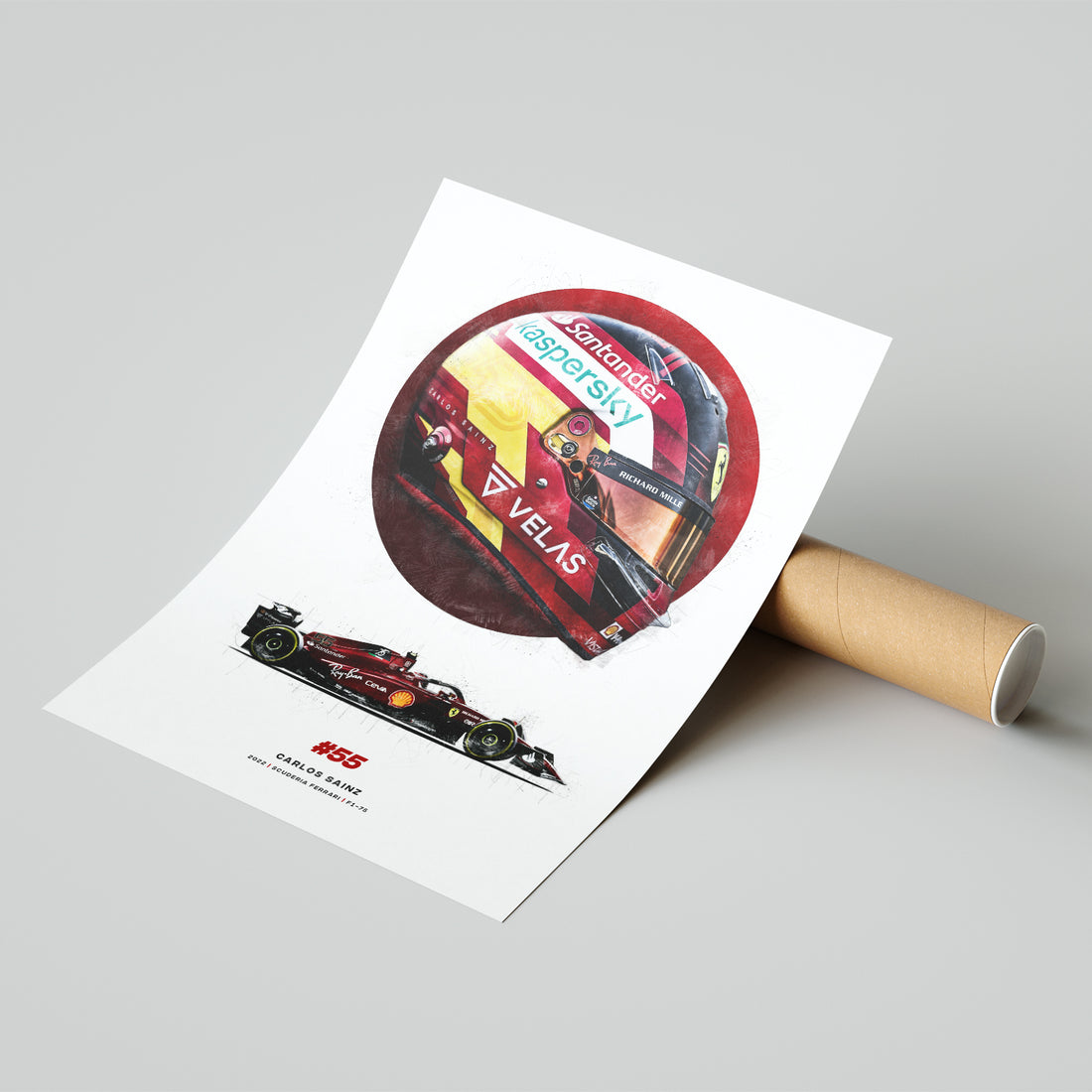 Carlos Sainz Scuderia Ferrari | 2022 Formula 1 Print