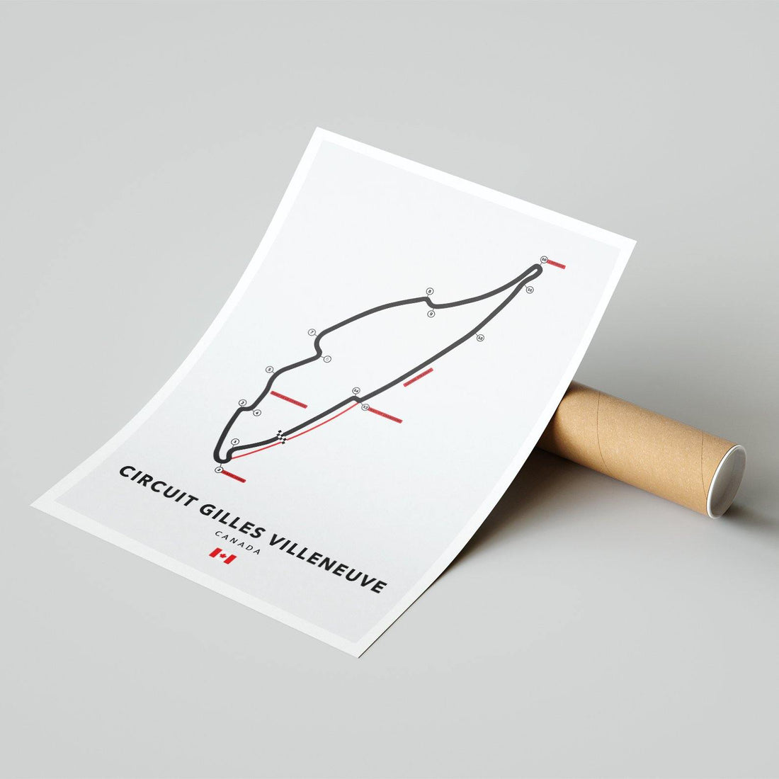 Circuit Gilles Villeneuve Canadian Racing Circuit Print