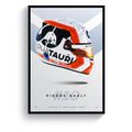 Pierre Gasly print in black frame