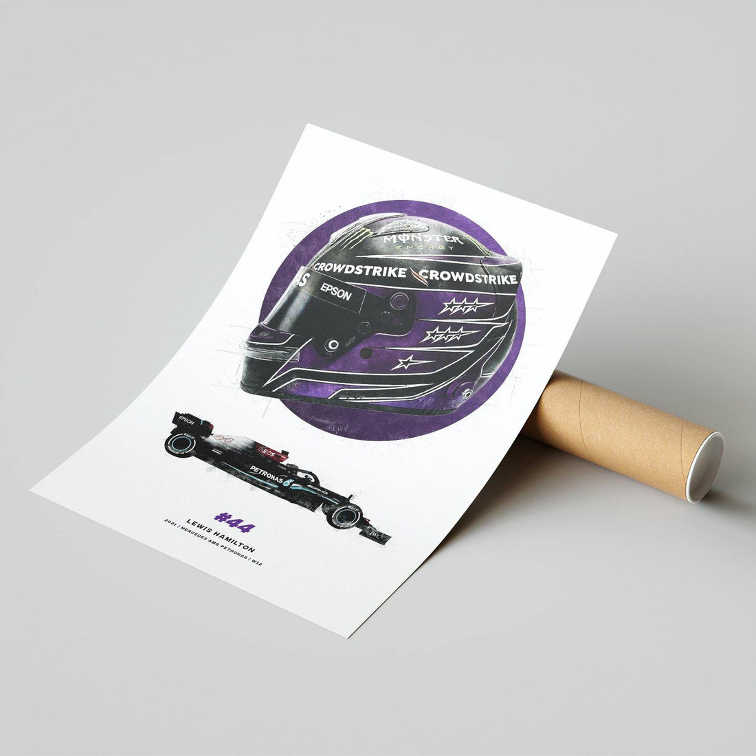 Lewis Hamilton Mercedes | 2021 Formula 1 Print