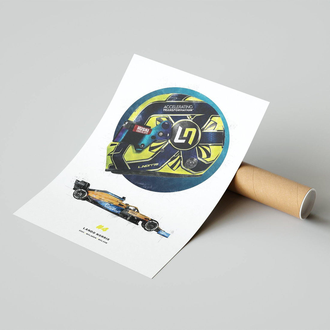 Lando Norris McLaren | 2021 Formula 1 Print