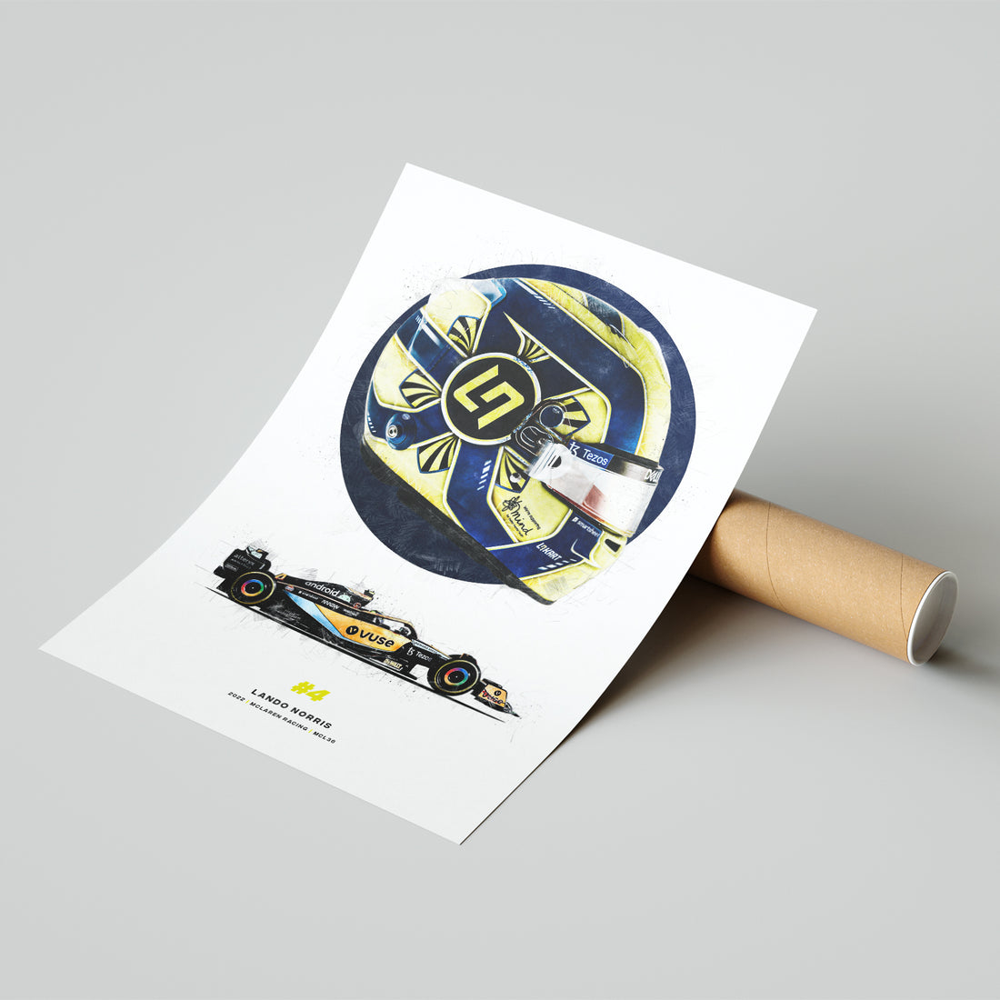 Lando Norris McLaren | 2022 Formula 1 Print