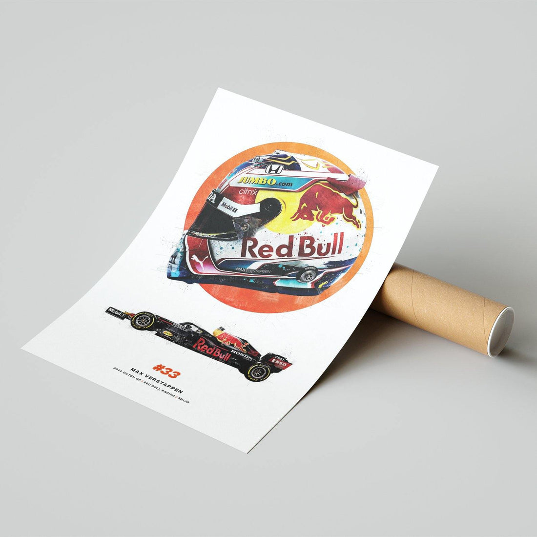 Max Verstappen Red Bull Racing | 2021 Dutch GP Formula 1 Print