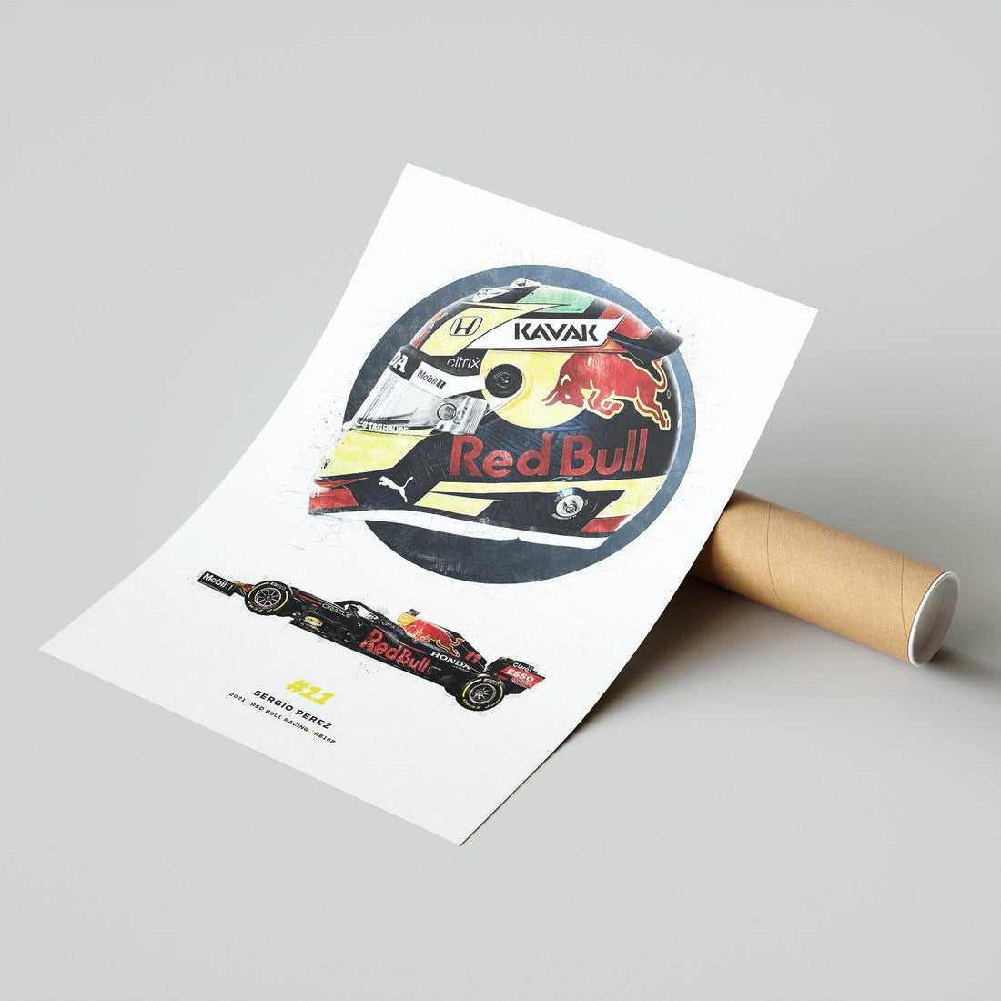 Sergio Perez Red Bull Racing | 2021 Formula 1 Print