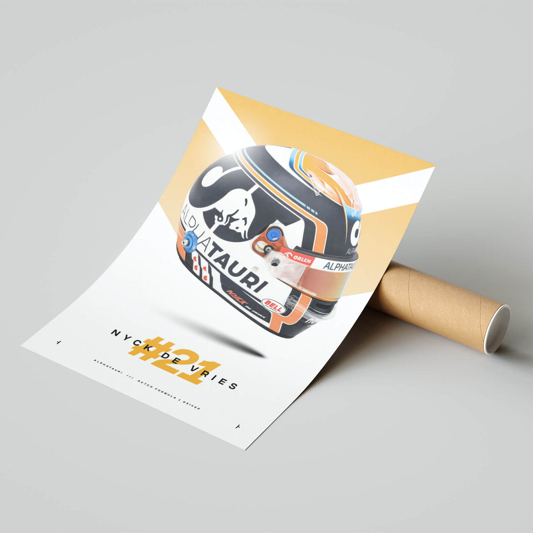 Nyck De Vries #21 Print, Formula 1 2023