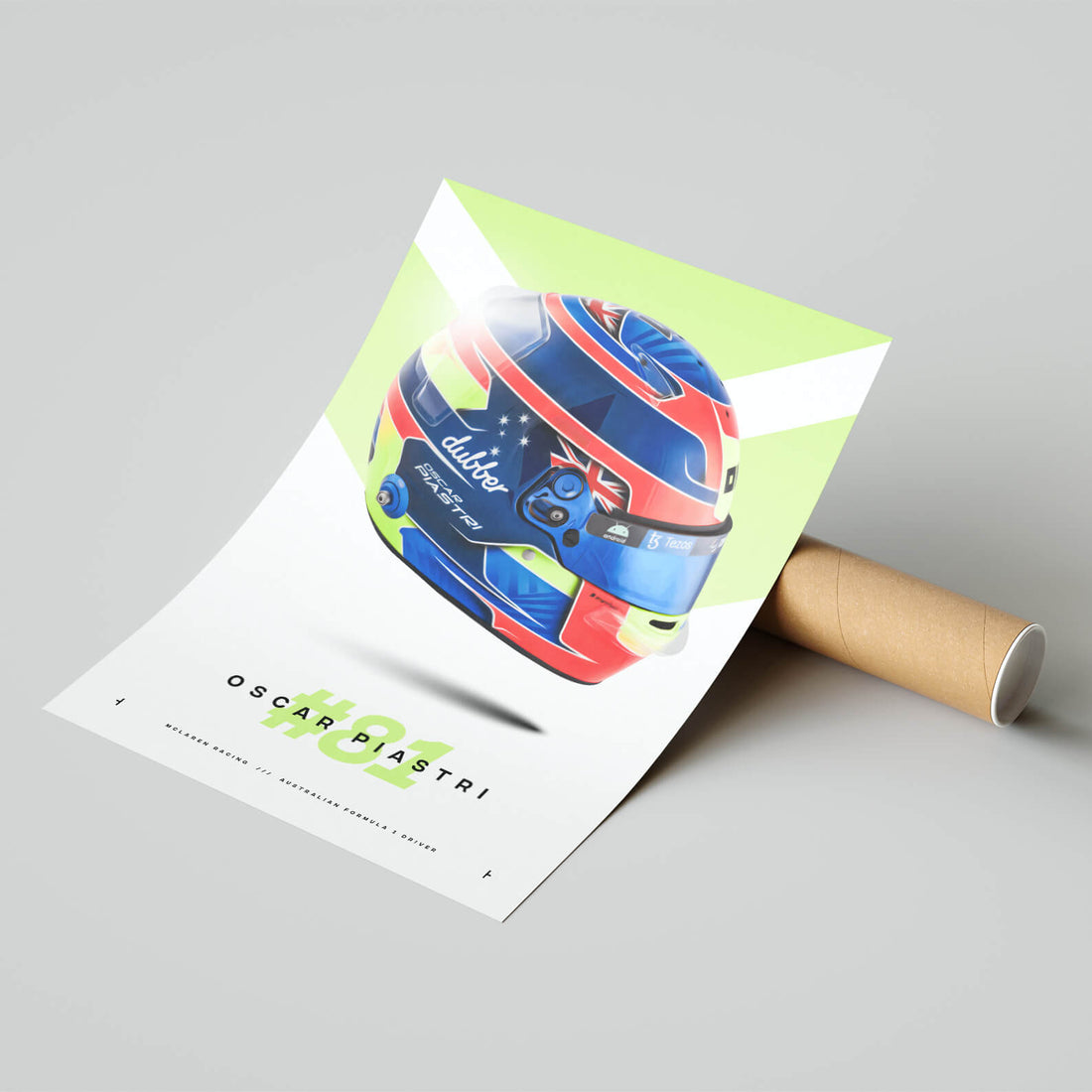 Oscar Piastri #81 Print, Formula 1 2023