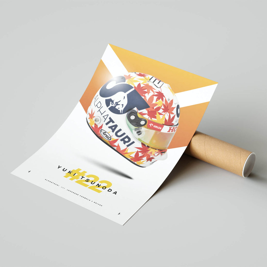 Yuki Tsunoda #22 Print, Formula 1 2023