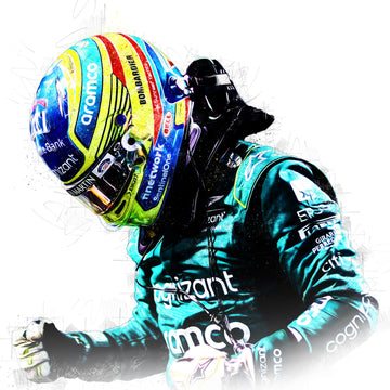 Fernando Alonso, Saudi Arabian GP Helmet, Formula 1 2023