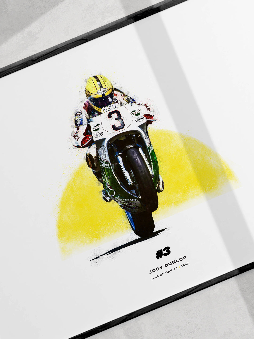 Joey Dunlop – 1992 Isle Of Man TT Art Print