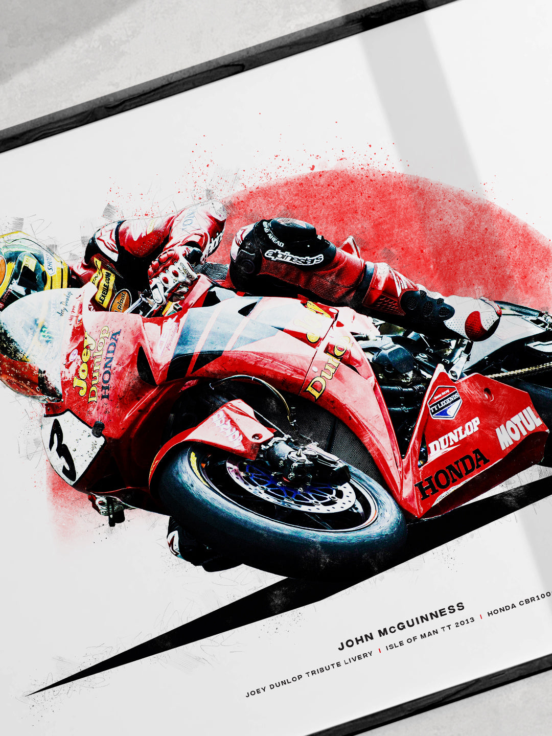 John McGuinness - Joey Dunlop Tribute Livery, Isle of Man TT 2013