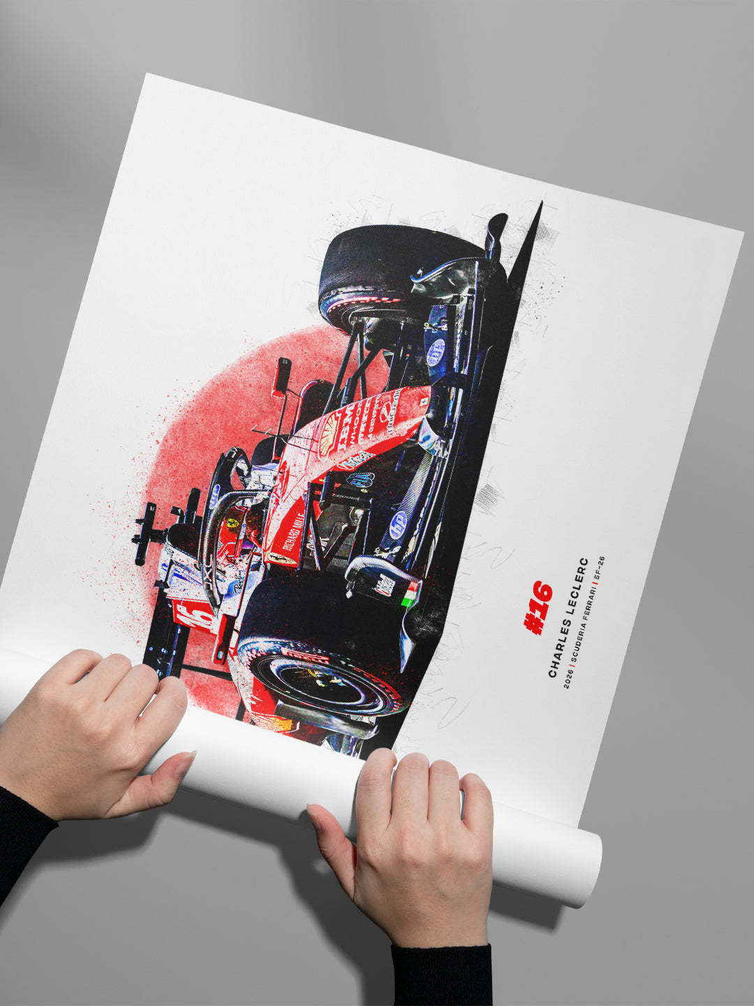 Charles Leclerc 2026 Ferrari SF-26, Formula 1 Print