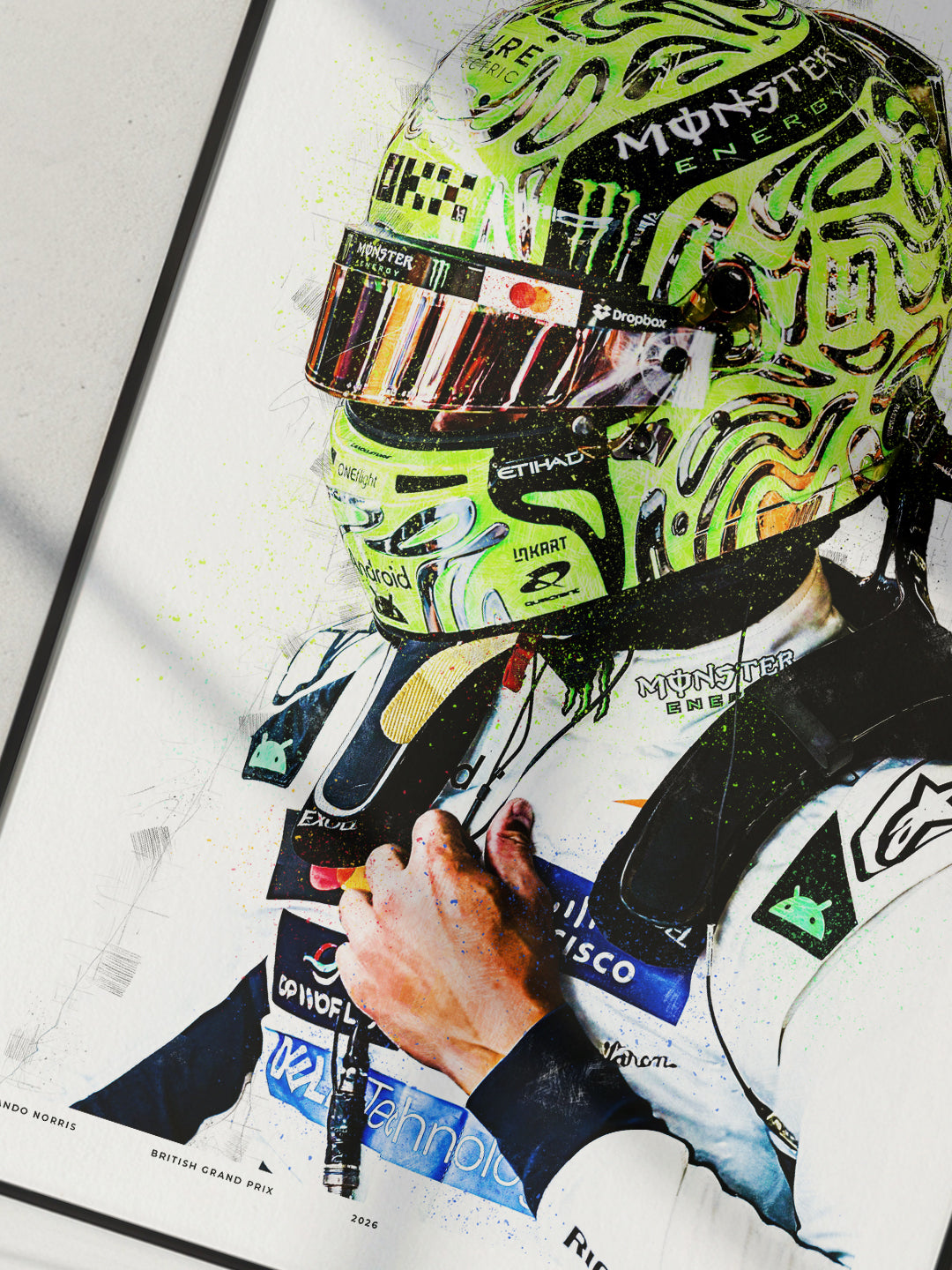 Lando Norris – British Grand Prix 2026 Formula 1 Art Print