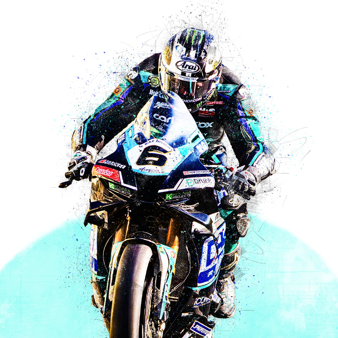 Michael Dunlop, 28th Victory, Isle of Man TT 2024 Print
