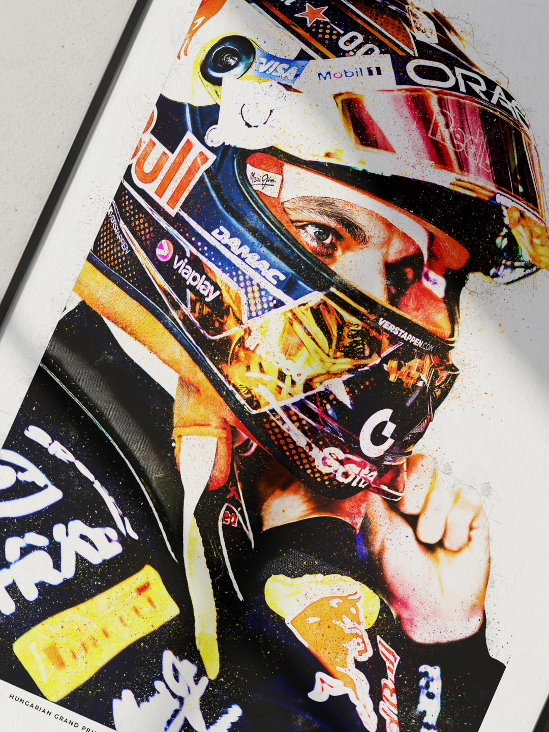 Max Verstappen – Hungarian Grand Prix 2026 Formula 1 Art Print