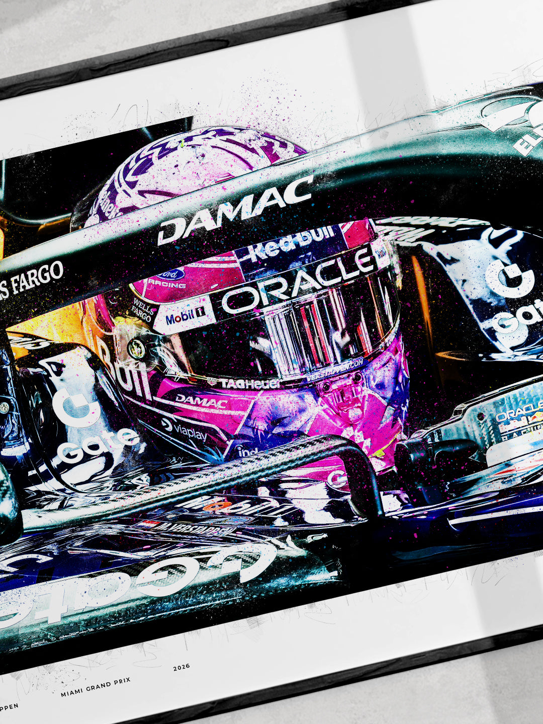 Max Verstappen – Miami Grand Prix 2026 Formula 1 Art Print