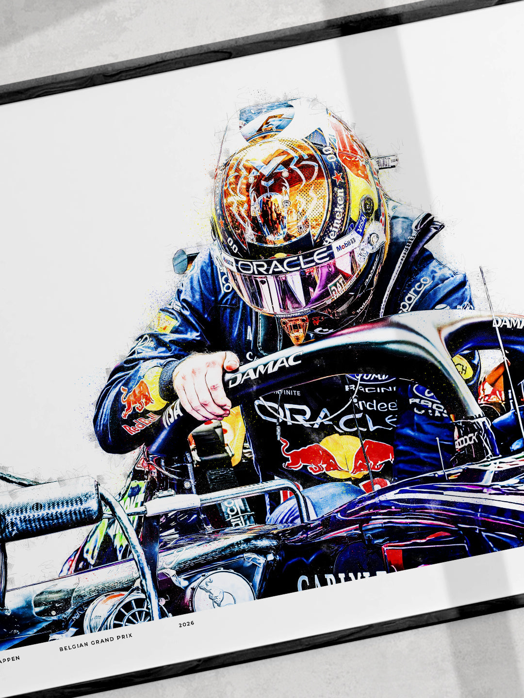 Max Verstappen – Belgian Grand Prix 2026 Formula 1 Art Print