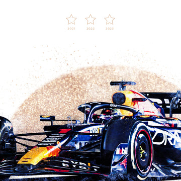 Max Verstappen Formula 1 2023 World Champion | Red Bull Racing Print