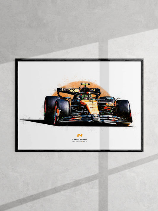 Lando Norris 2025 McLaren MCL39, Formula 1 Print
