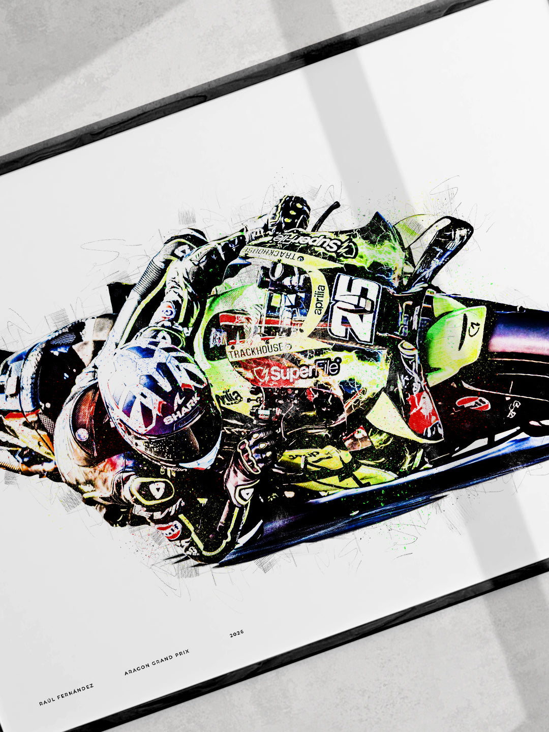 Raúl Fernández – Aragon 2026 MotoGP Art Print