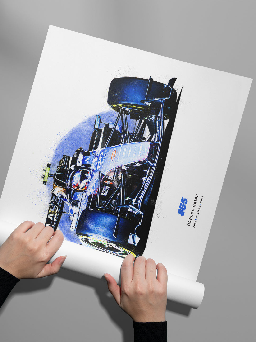 Carlos Sainz 2026 Williams FW48, Formula 1 Print