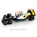 Lando Norris - McLaren, Triple Crown Livery, 2023 Formula 1 Print