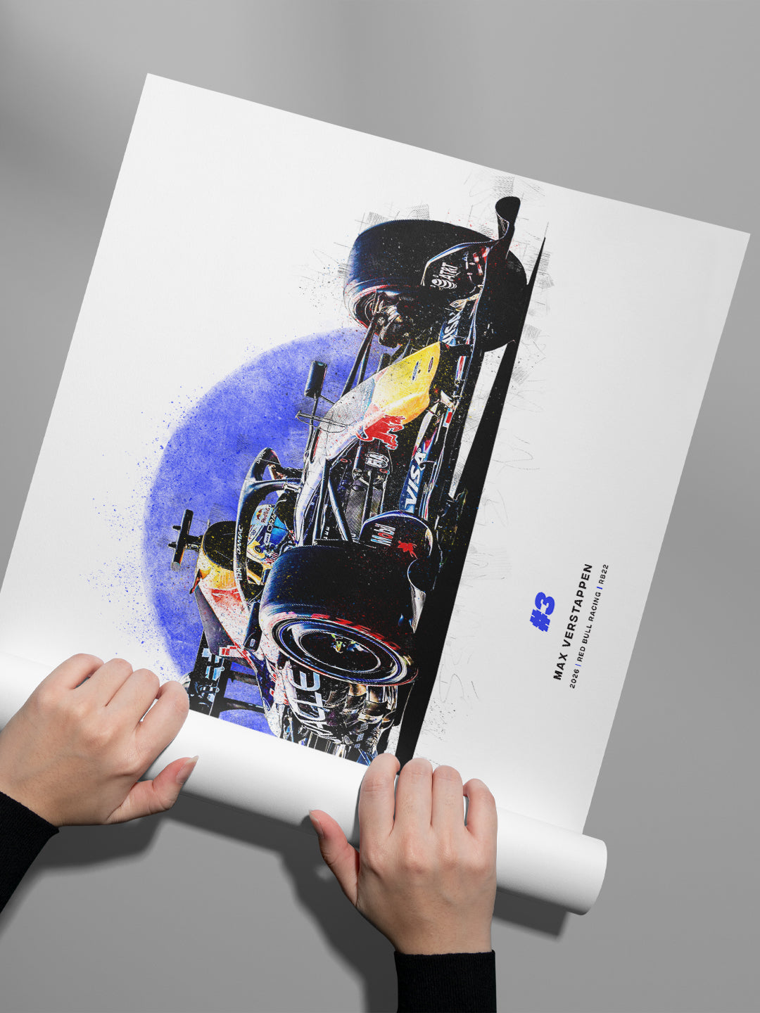 Max Verstappen 2026 Red Bull Racing RB22, Formula 1 Print
