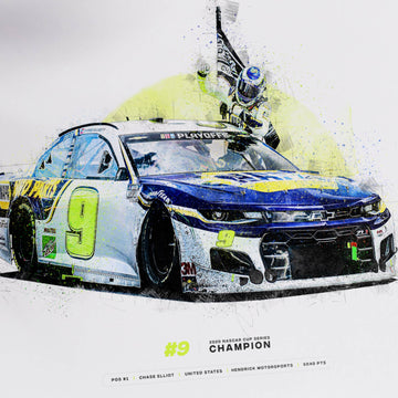 Chase Elliot 2020 Nascar Cup Series Champion Art Print