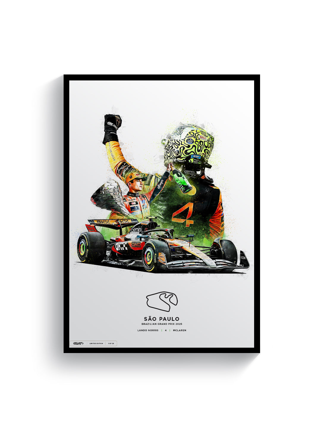 【新品】F1グランプリ1989 vol.2  LD Spark 1:18 Lando Norris McLaren MCL39 #4 Winner Australian GP