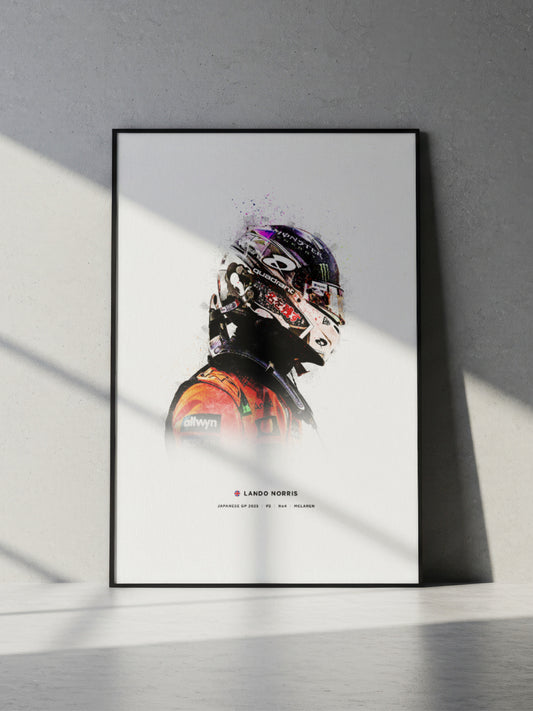 Lando Norris, Japanese GP Helmet, Formula 1 2025