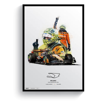 Limited Edition Lando Norris Miami GP 2024 - Formula 1 Print