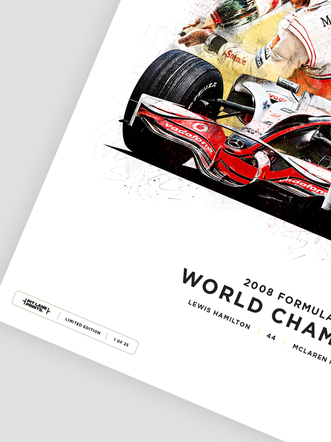 Limited Edition Lewis Hamilton, 2008 Formula 1 World