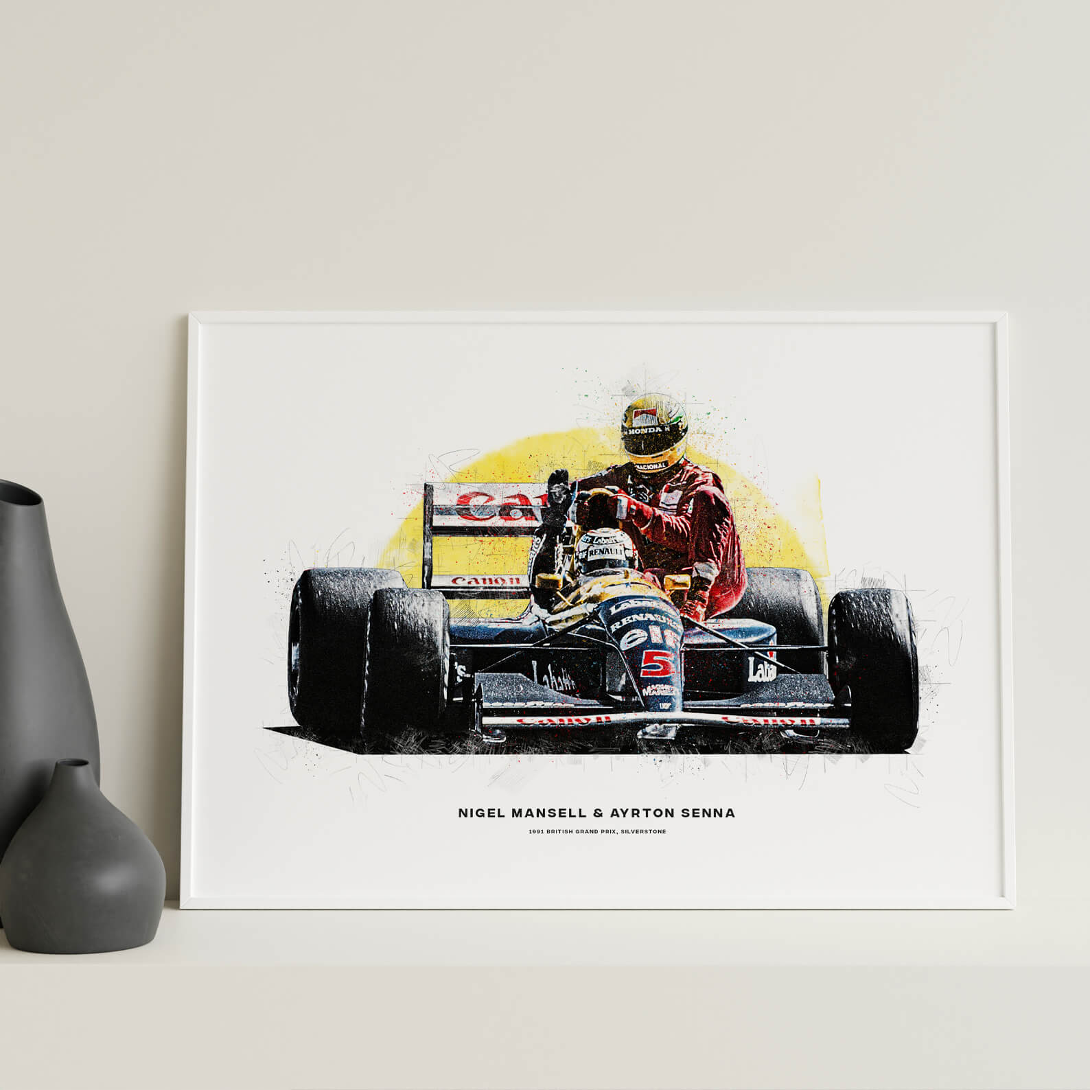 Ayrton Senna Prints & Wall Art