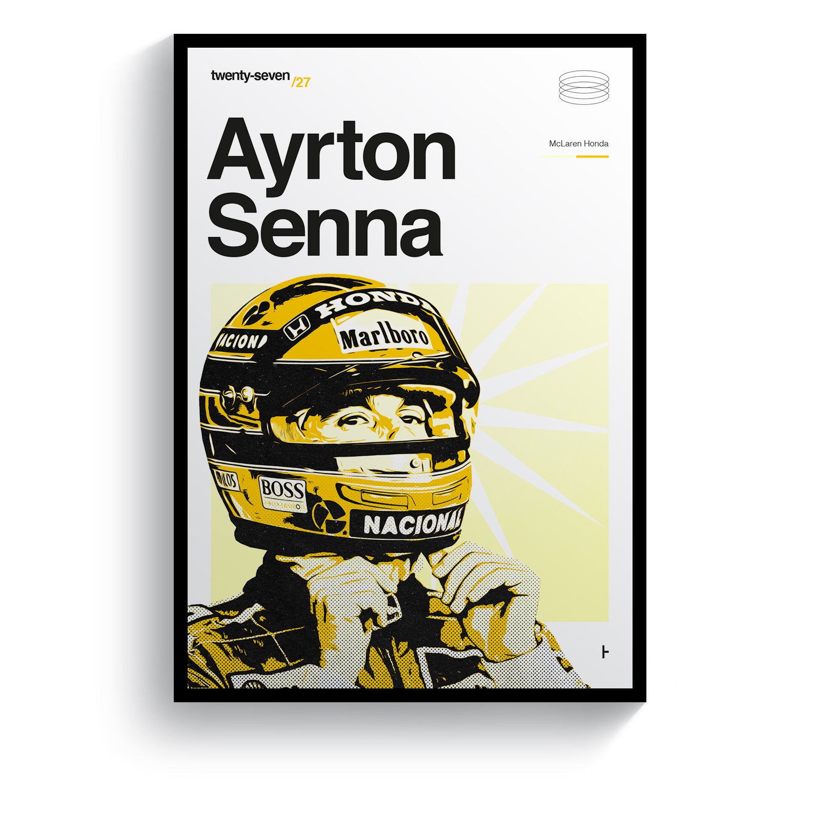 Ayrton Senna, Twenty-Seven - Formula 1 Art Print