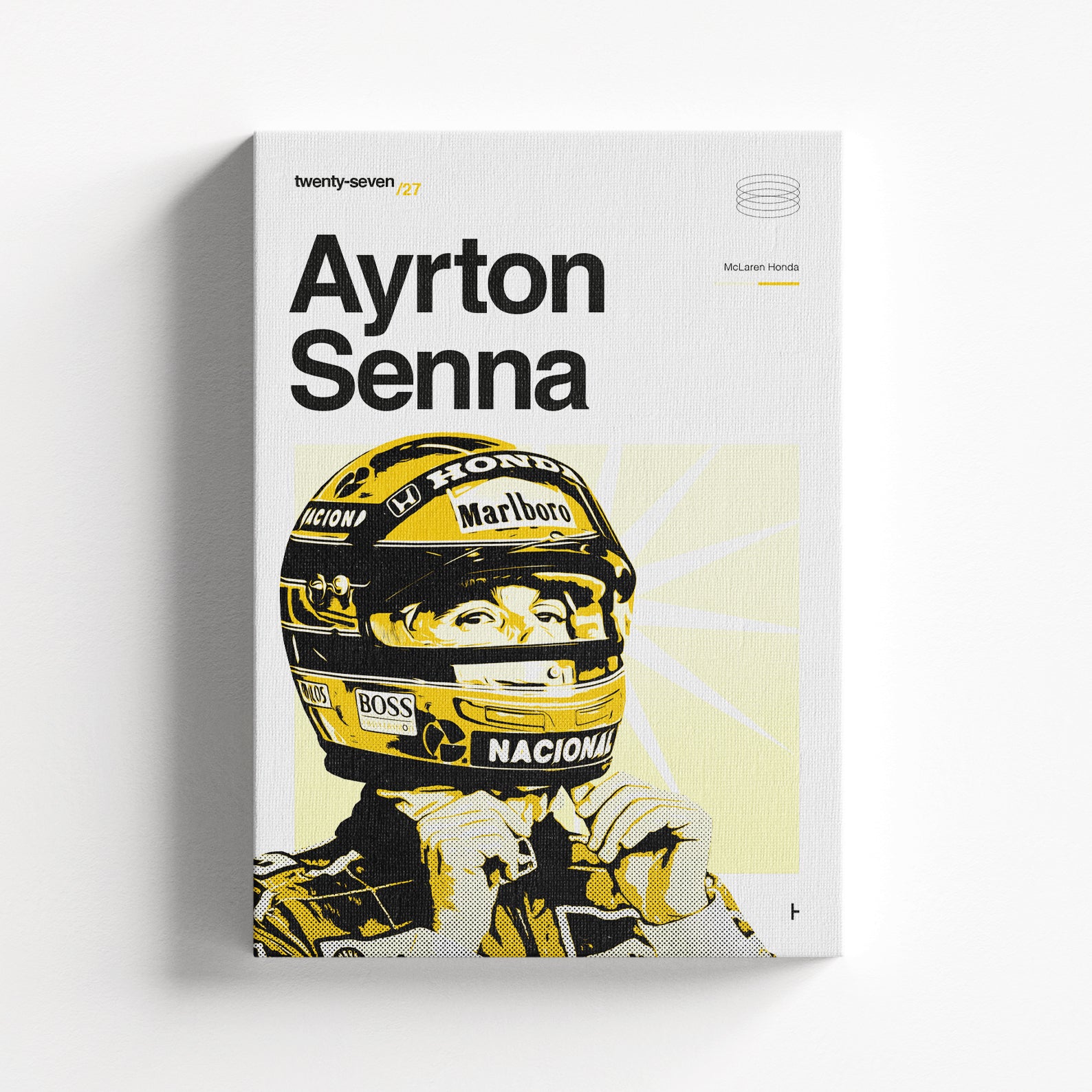 Ayrton Senna, Twenty-Seven - Formula 1 Canvas