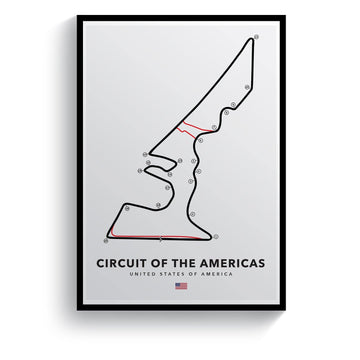 Circuit of the Americas Racing Circuit Print