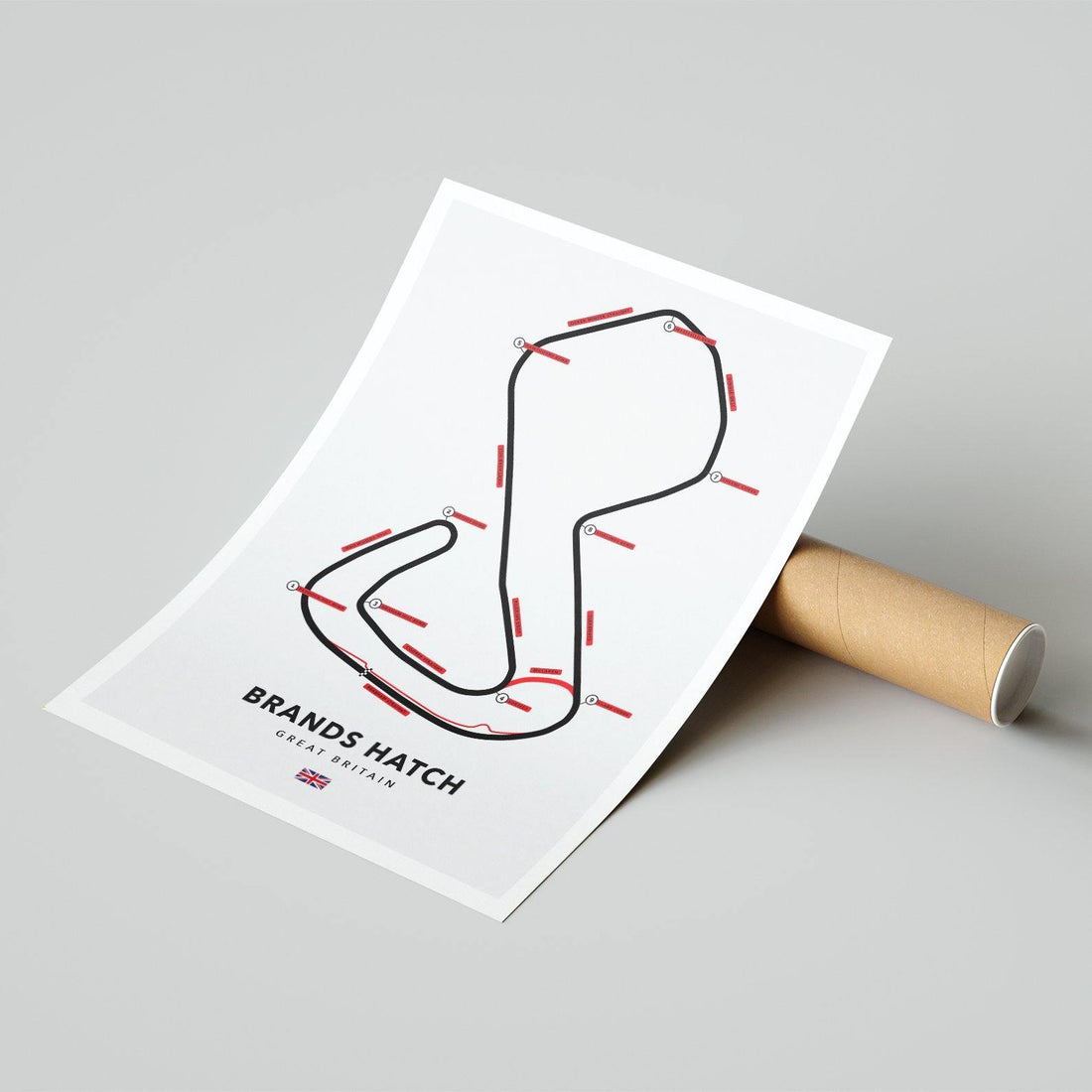 Brands Hatch British Racing Circuit Print