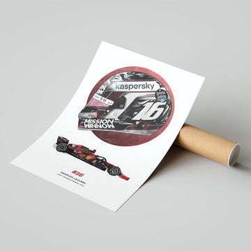 Charles Leclerc Scuderia Ferrari | 2021 Formula 1 Print