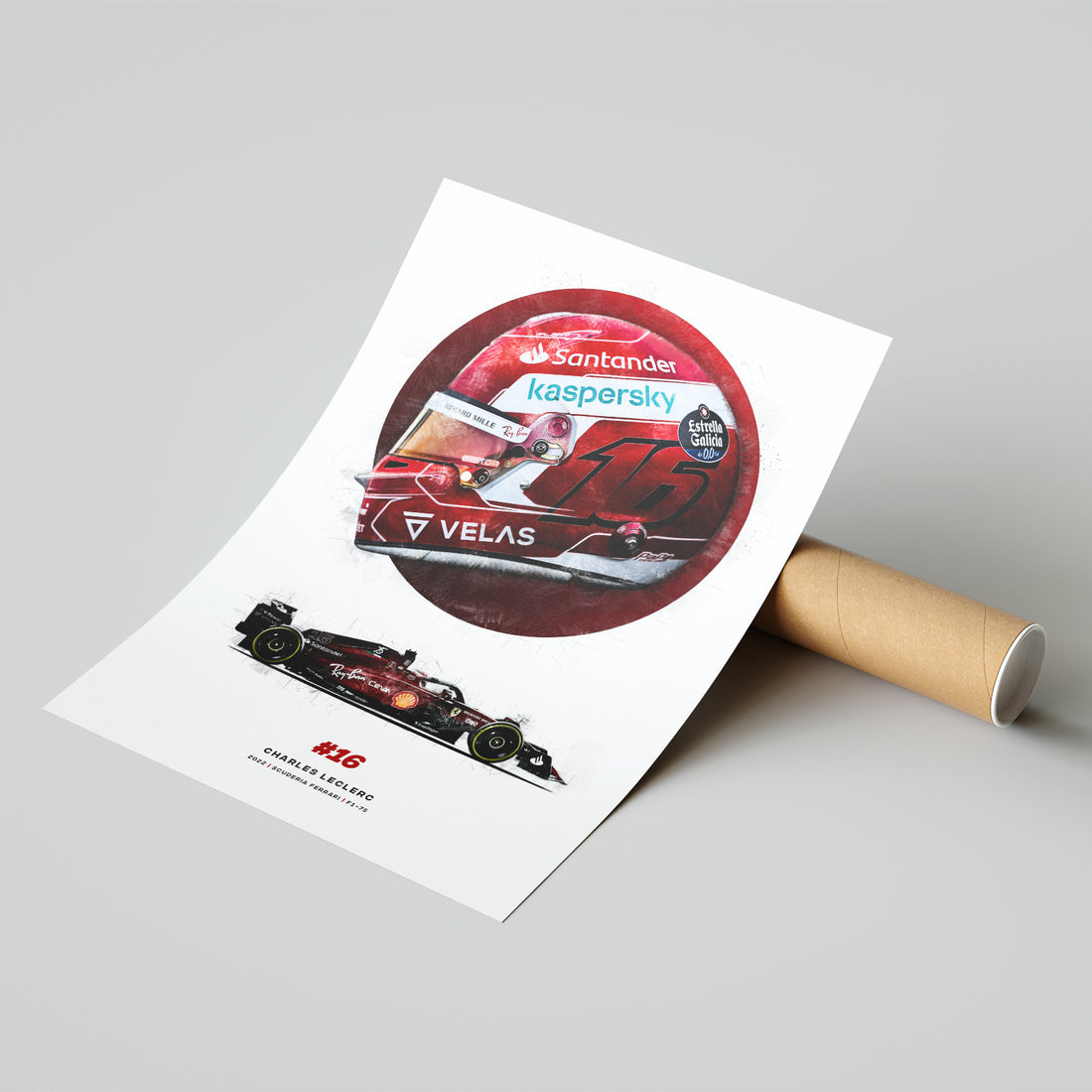 Charles Leclerc Scuderia Ferrari | 2022 Formula 1 Print