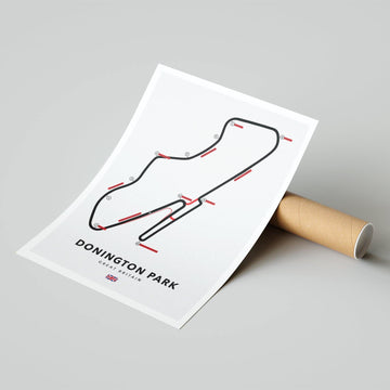 Donington Park British Racing Circuit Print