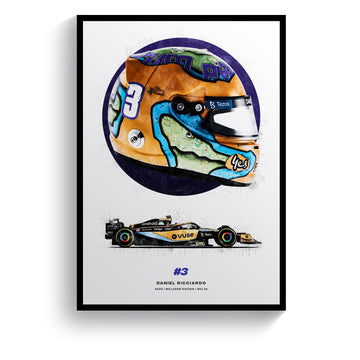 Daniel Ricciardo McLaren | 2022 Formula 1 Print