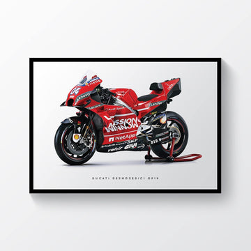 Ducati Desmosedici GP19 MotoGP Bike Print