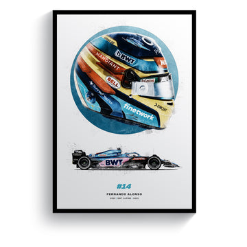 Fernando Alonso BWT Alpine | 2022 Formula 1 Print