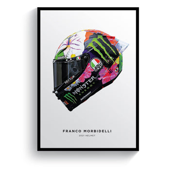Franco Morbidelli 2021 MotoGP Helmet Print