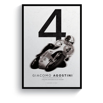 Giacomo Agostini MotoGP Rider Print