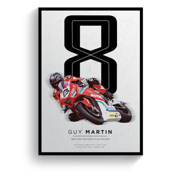 Guy Martin Isle of Man TT Rider Print