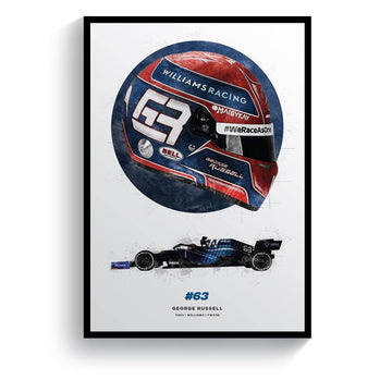 George Russell Williams | 2021 Formula 1 Print